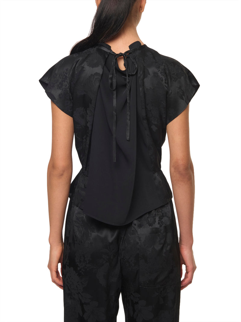 MM6 Blusa Jacquard a Fiori