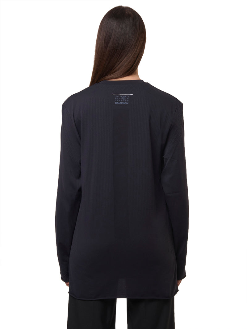 MM6 Maglia a Maniche Lunghe con stampa Salomon