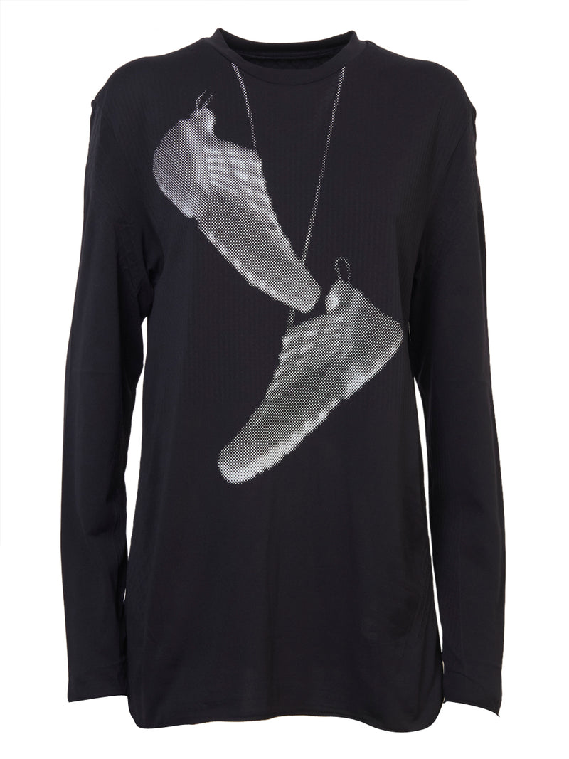 MM6 Maglia a Maniche Lunghe con stampa Salomon