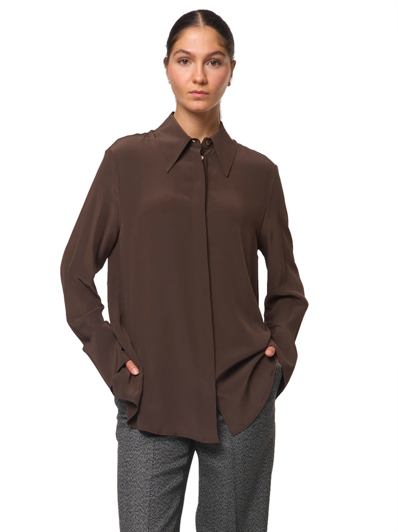 PHISIQUE DU ROLE Camicia in Seta con Gemelli