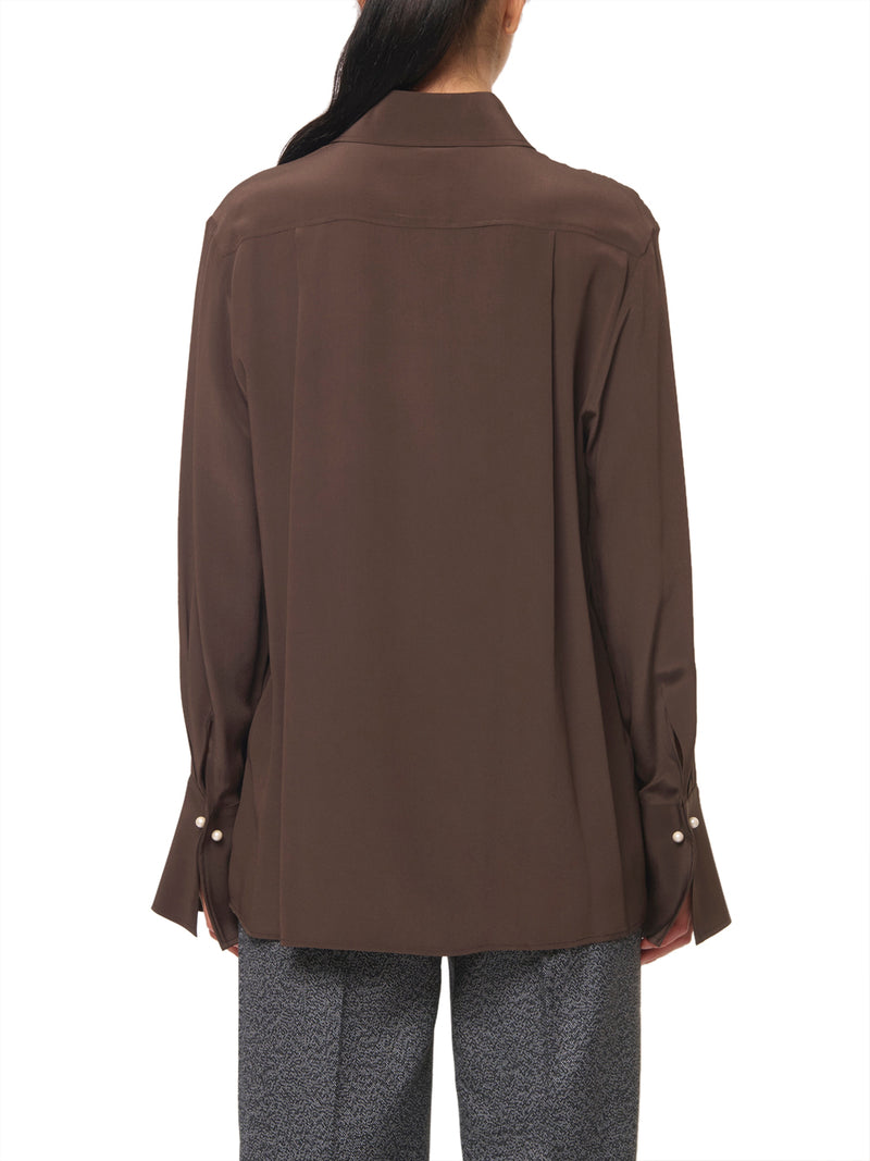 PHISIQUE DU ROLE Camicia in Seta con Gemelli