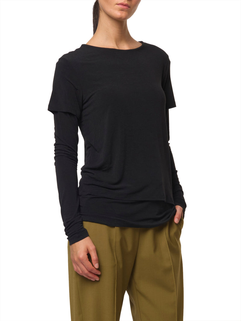 PHISIQUE DU ROLE Maglia a Maniche Lunghe Effetto Due Strati