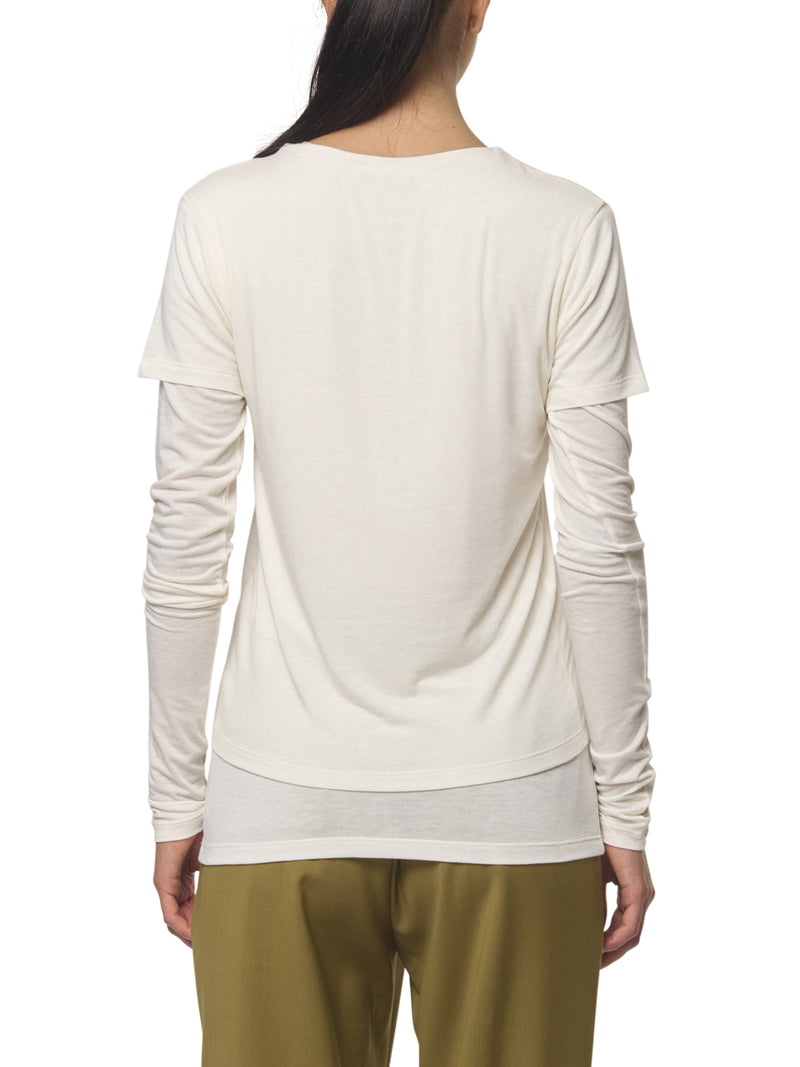 PHISIQUE DU ROLE Maglia a Maniche Lunghe Effetto due Strati