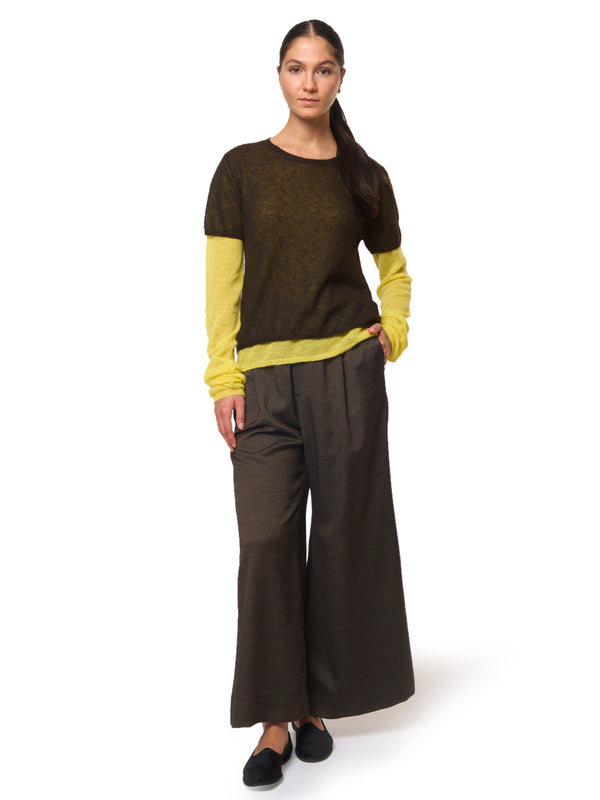 PHISIQUE DU ROLE Maglia in Filato Effetto Doppio Strato