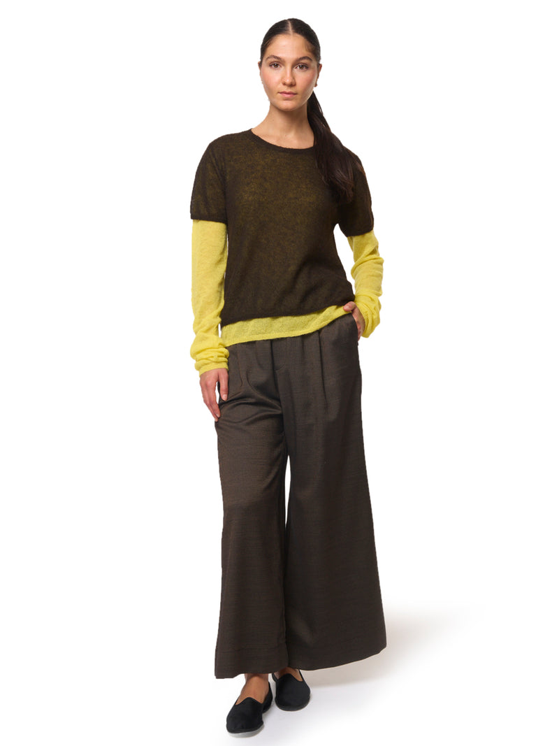 PHISIQUE DU ROLE Maglia in Filato Effetto Doppio Strato