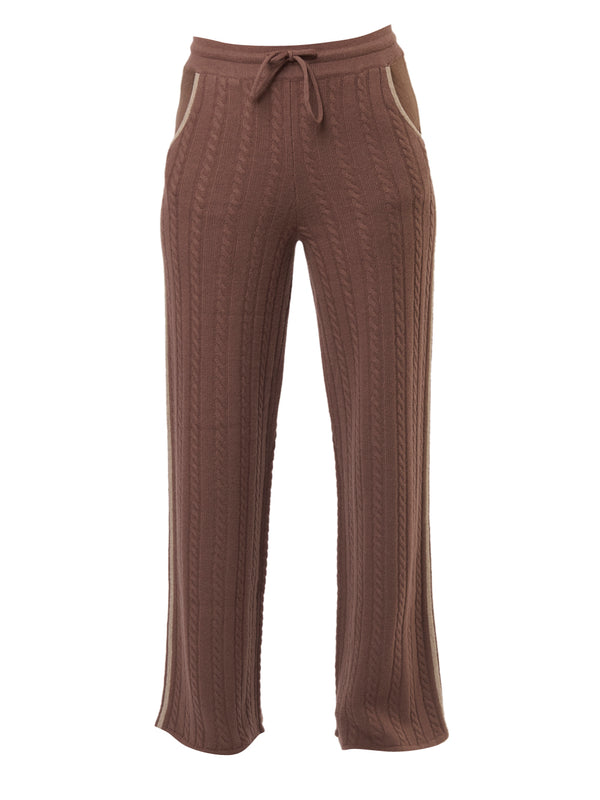 SAINT BARTH Pantaloni in Lana a Trecce Dinard