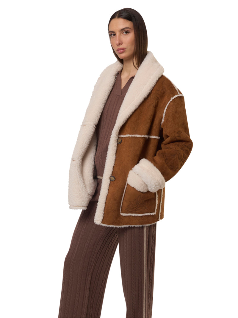 SAINT BARTH Montone con Ricami