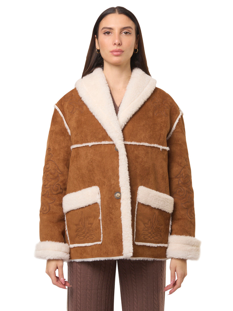 SAINT BARTH Montone con Ricami