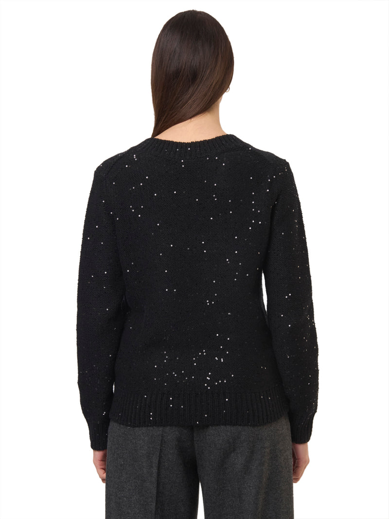 SAINT BARTH Maglione in Lana con Paillettes Eleara