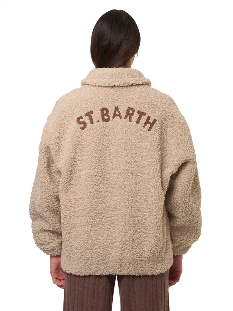 SAINT BARTH Bomber Teddy Jeanne