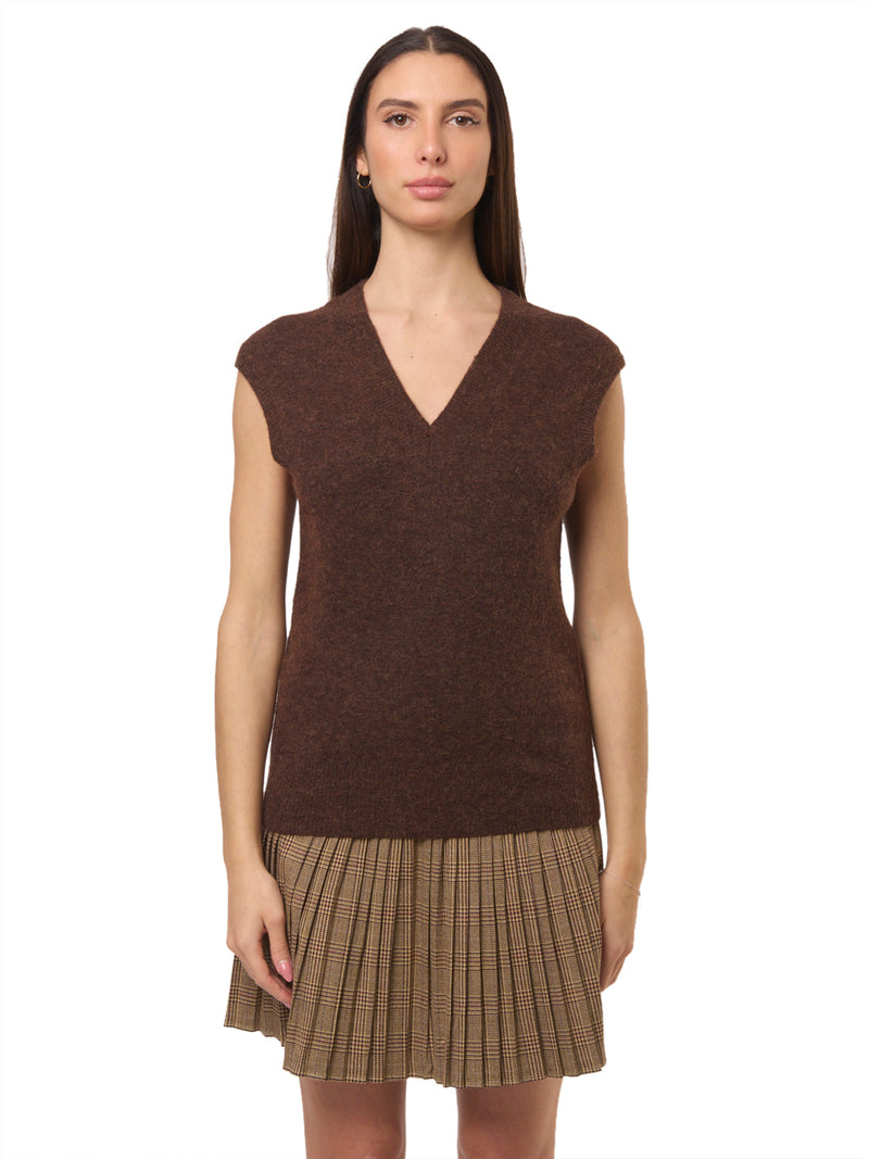 SAINT BARTH Gilet in Alpaca e Lana