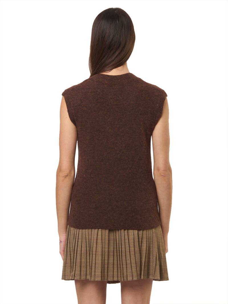 SAINT BARTH Gilet in Alpaca e Lana
