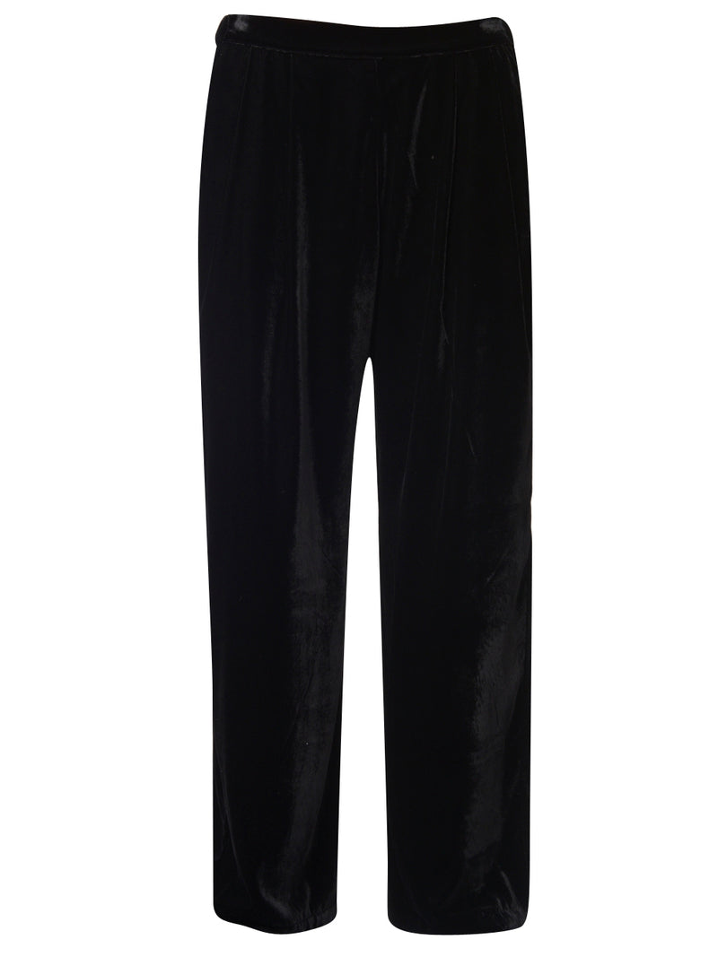 VIRGINIA BIZZI Pantalone Ampio in Velluto